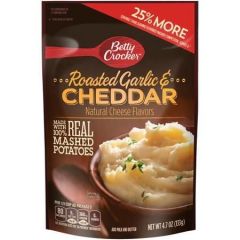 Betty Crocker Roasted Garlic and Cheddar Mashed Potatoes